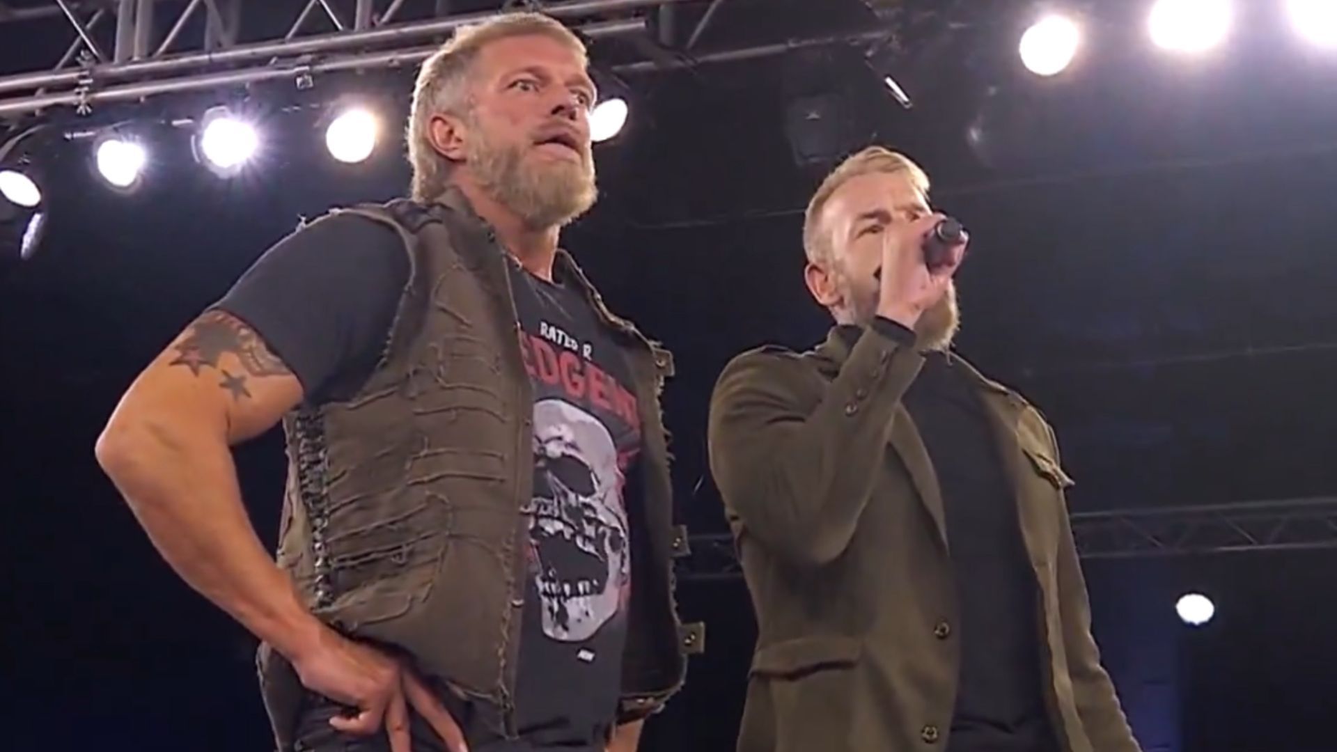 Adam Copeland and Christian Cage [Image via @AEW on X]