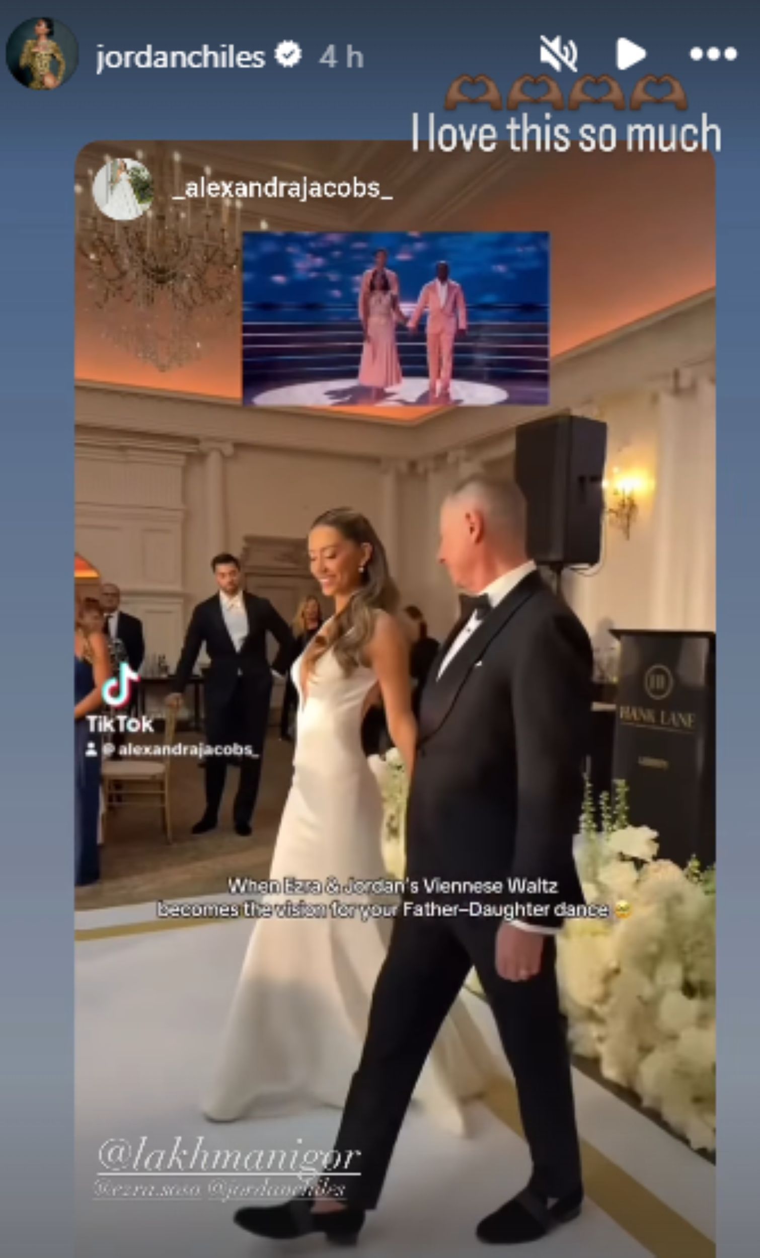 Screengrab of Jordan Chiles&#039; Instagram story [Image Source : Jordan Chiles&#039; Instagram]