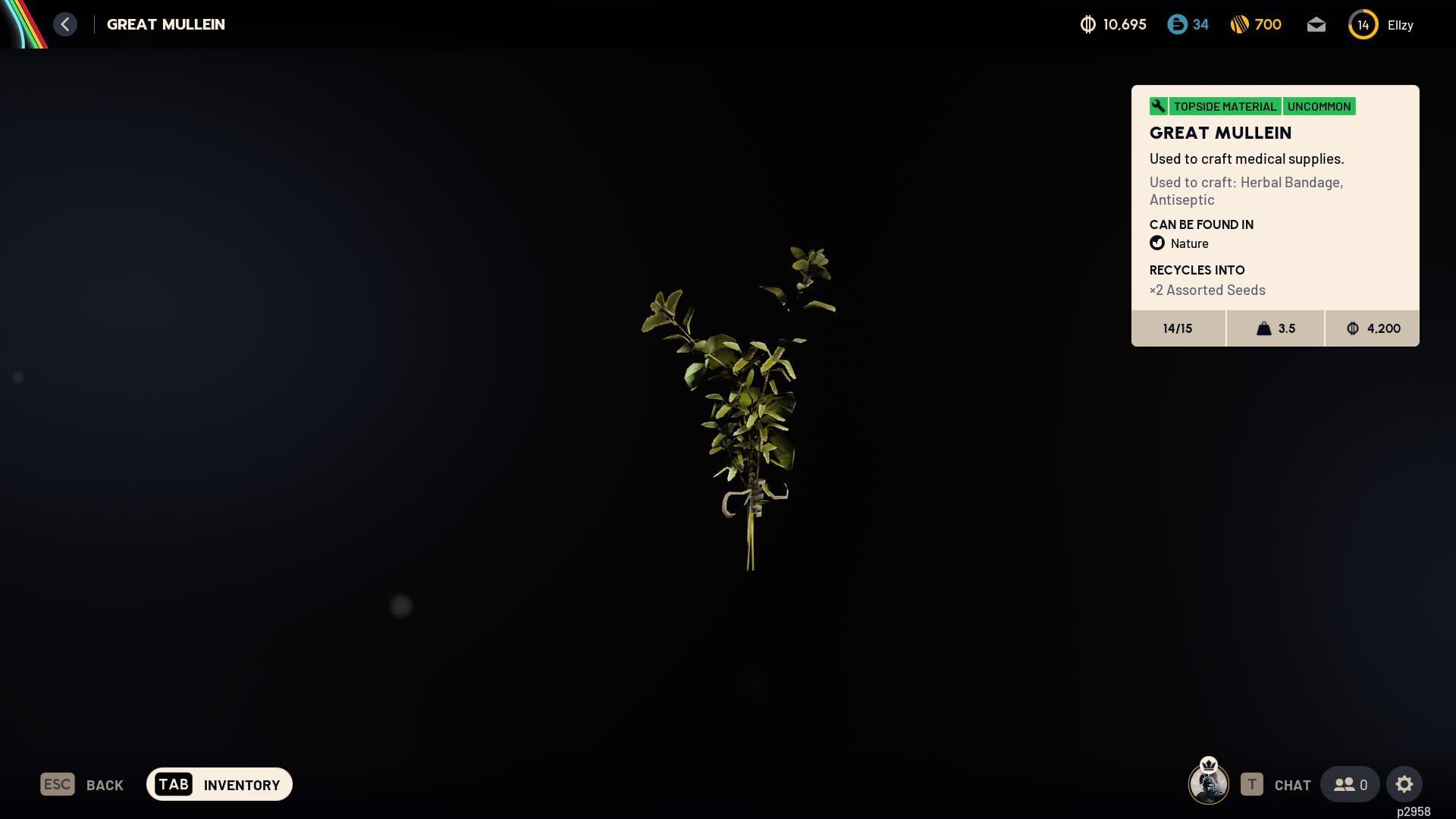 Where to find Great Mullein in ARC Raiders 1 Inspector Great Mullein (Image via SK Gaming || Embark Studios)