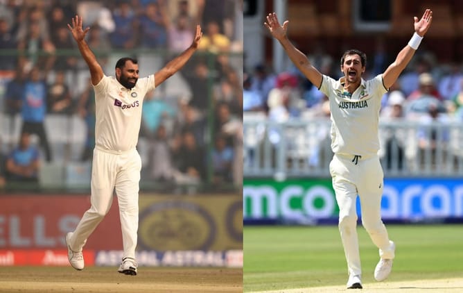 Mohammad Shami vs Mitchell Starc - comparing their stats after 64 Tests