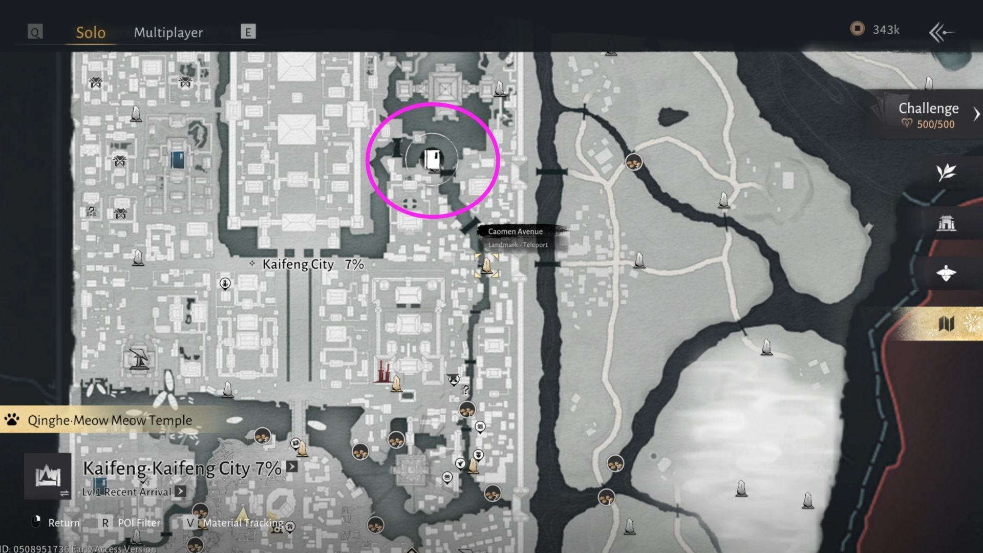 Here&#039;s where you can begin Shadows in Bloom in Where Winds Meet (Image via NetEase)