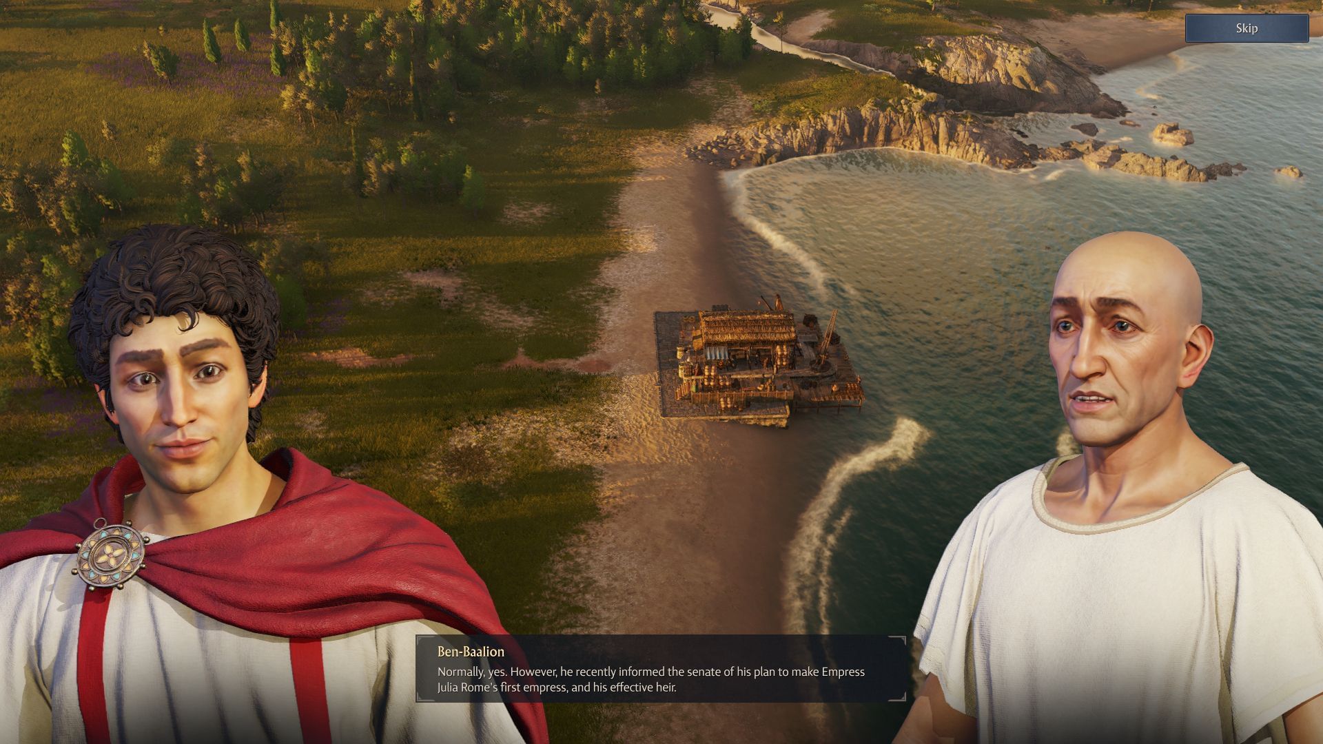 From humble beginnings in Anno 117: Pax Romana (Image via Ubisoft)