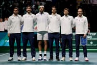 Italian team at the Davis Cup Finals 2025 - Source: Getty