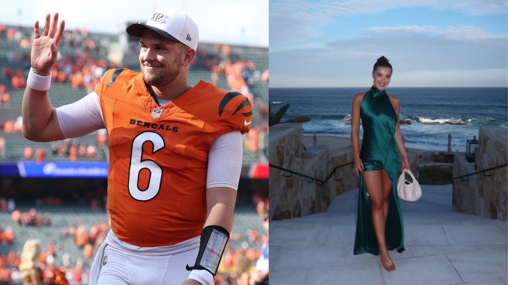 Jake Browning&rsquo;s fianc&eacute;, Stephanie Niles, shared a life update. (Credit: Andy Lyons/Getty Images/ @nilees)