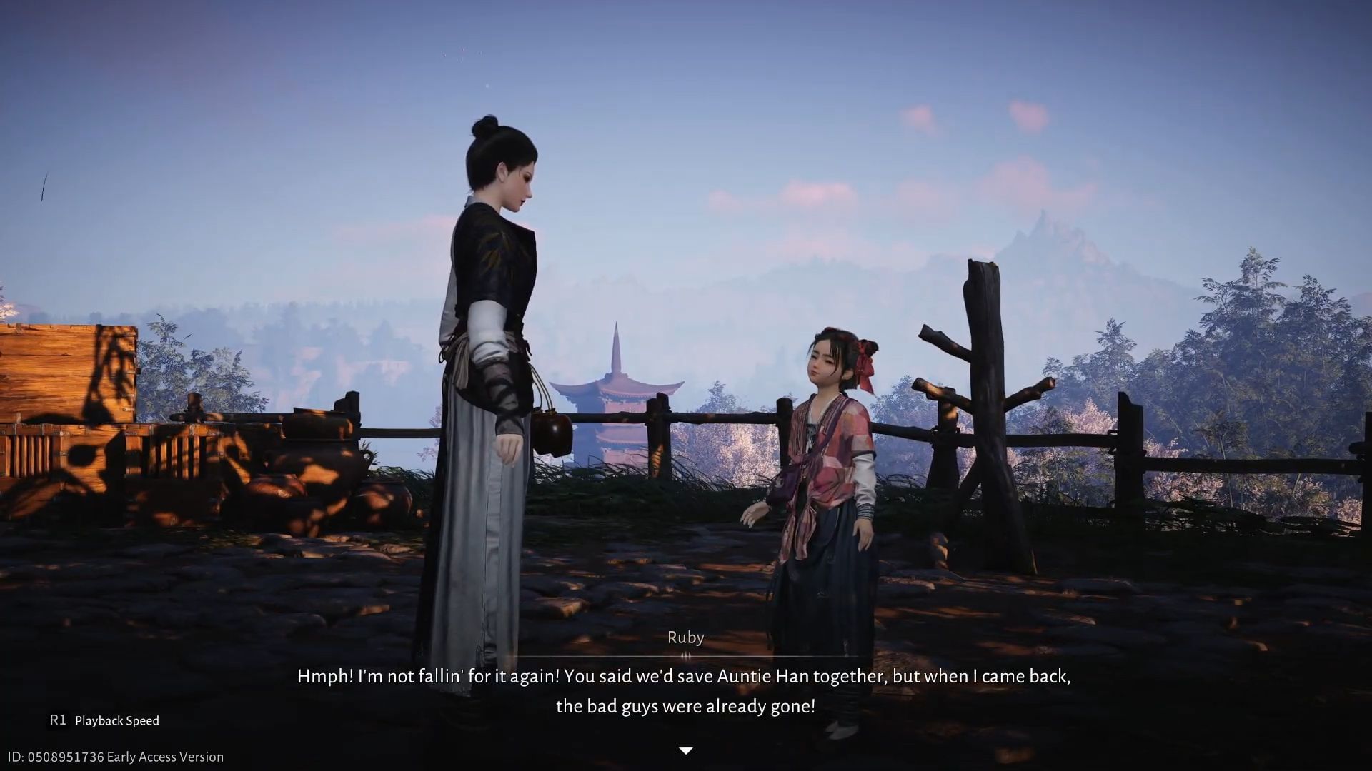 Interact with Ruby (Image via NetEase Games)