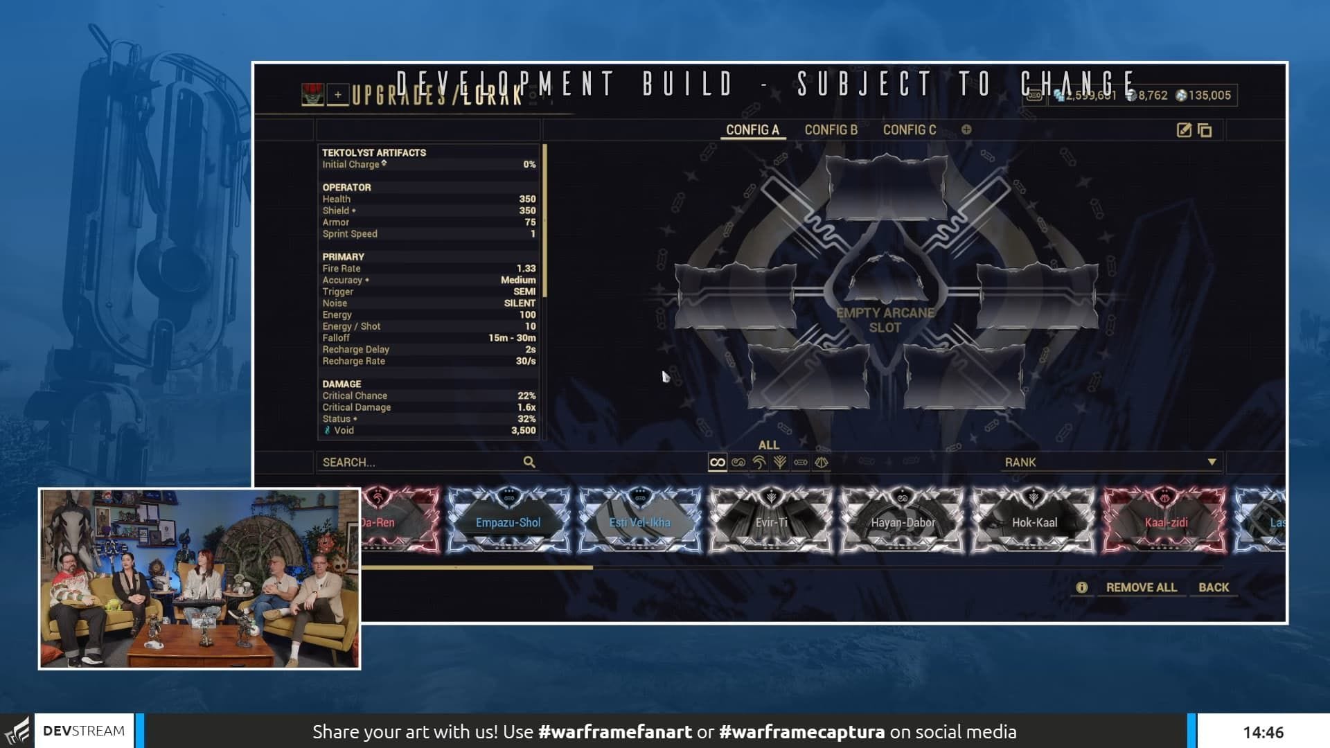 These are essentially new cooldown-based weapons you can mod (Image via Digital Extremes)