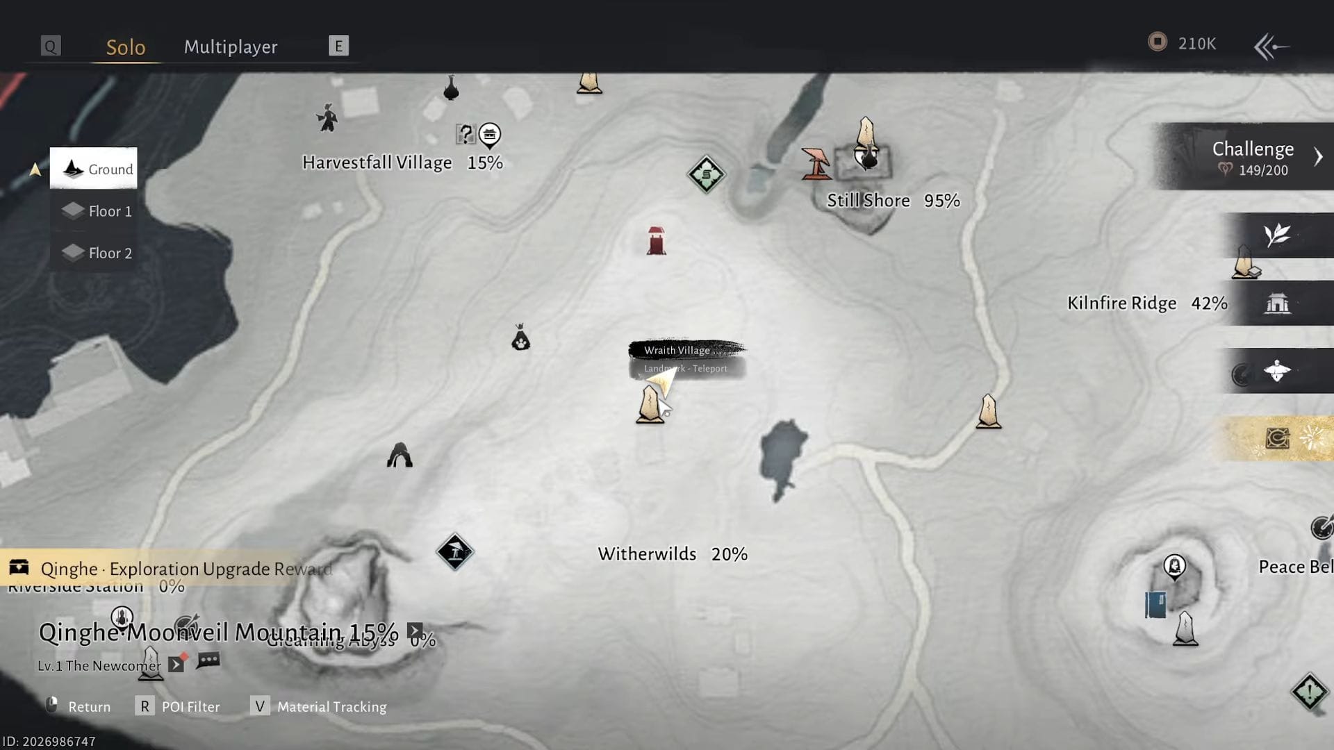 Location of Longevity Fruit in Where Winds Meet (Image via NetEase Games || YouTube/@howtoeasy1)