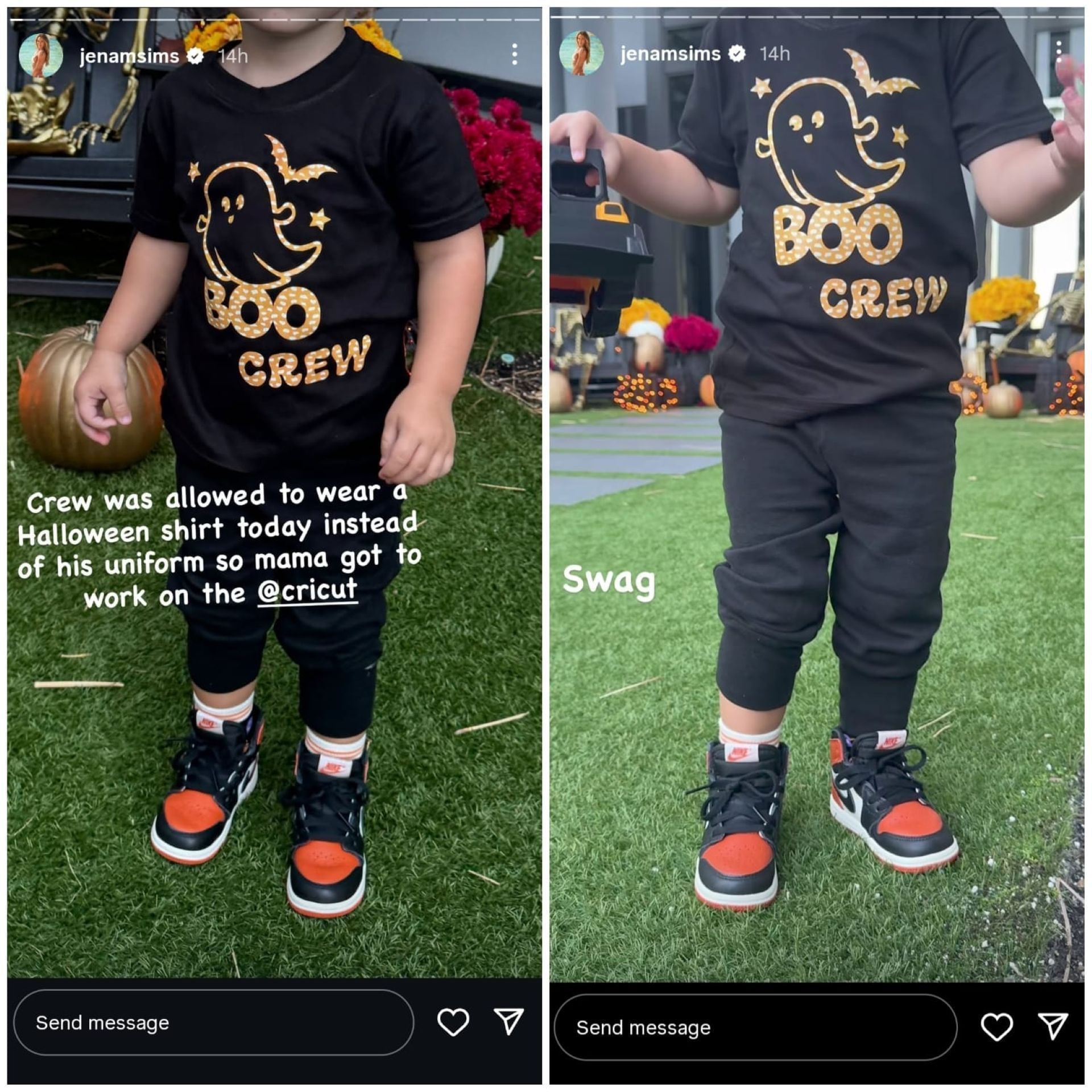 Screenshots taken from Jena Sims&#039;s Instagram story (via @jenamsims)