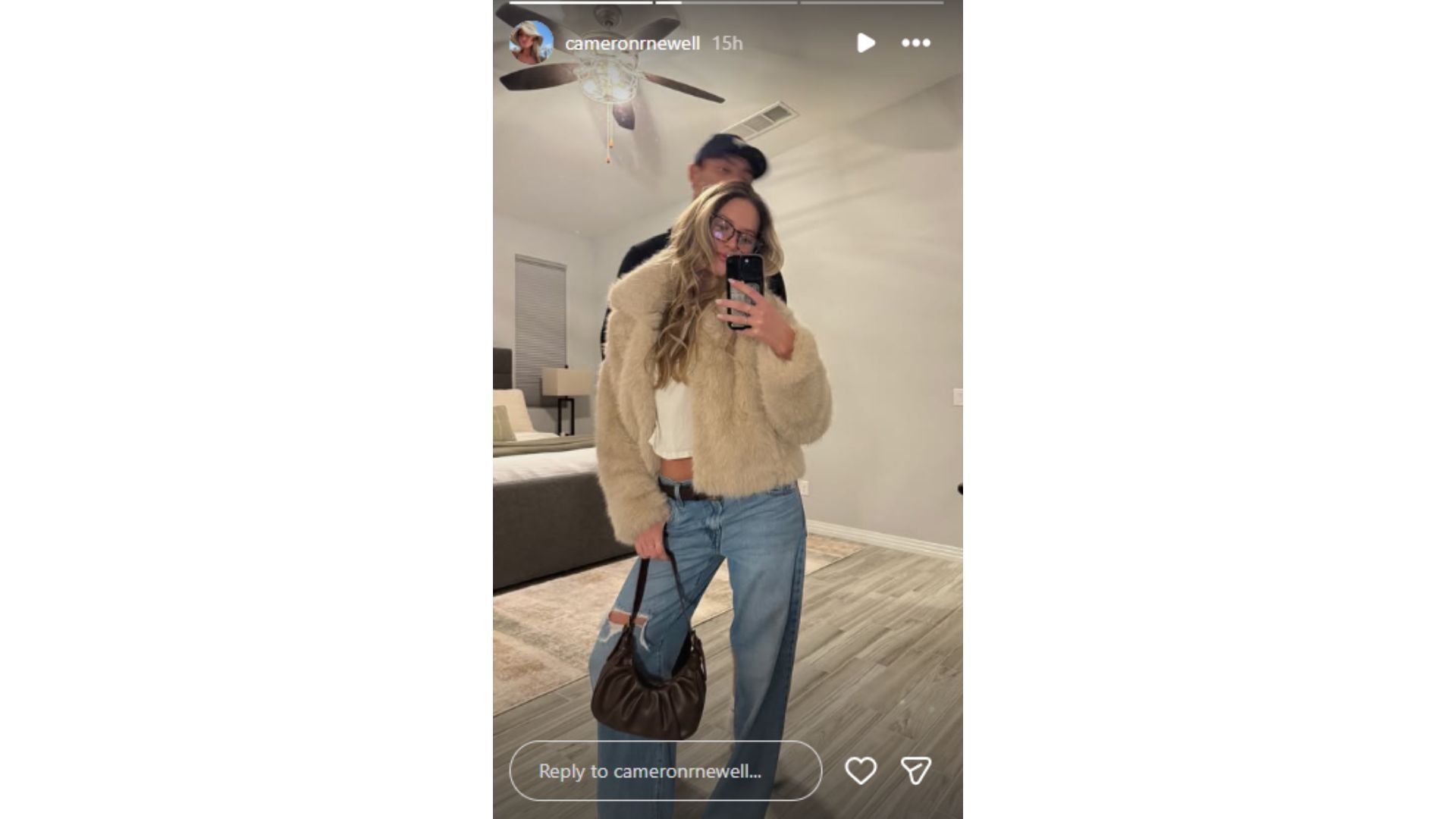 Cameron Newell posted a photo with Brock Bowers. (Credit: @cameronrnewell)