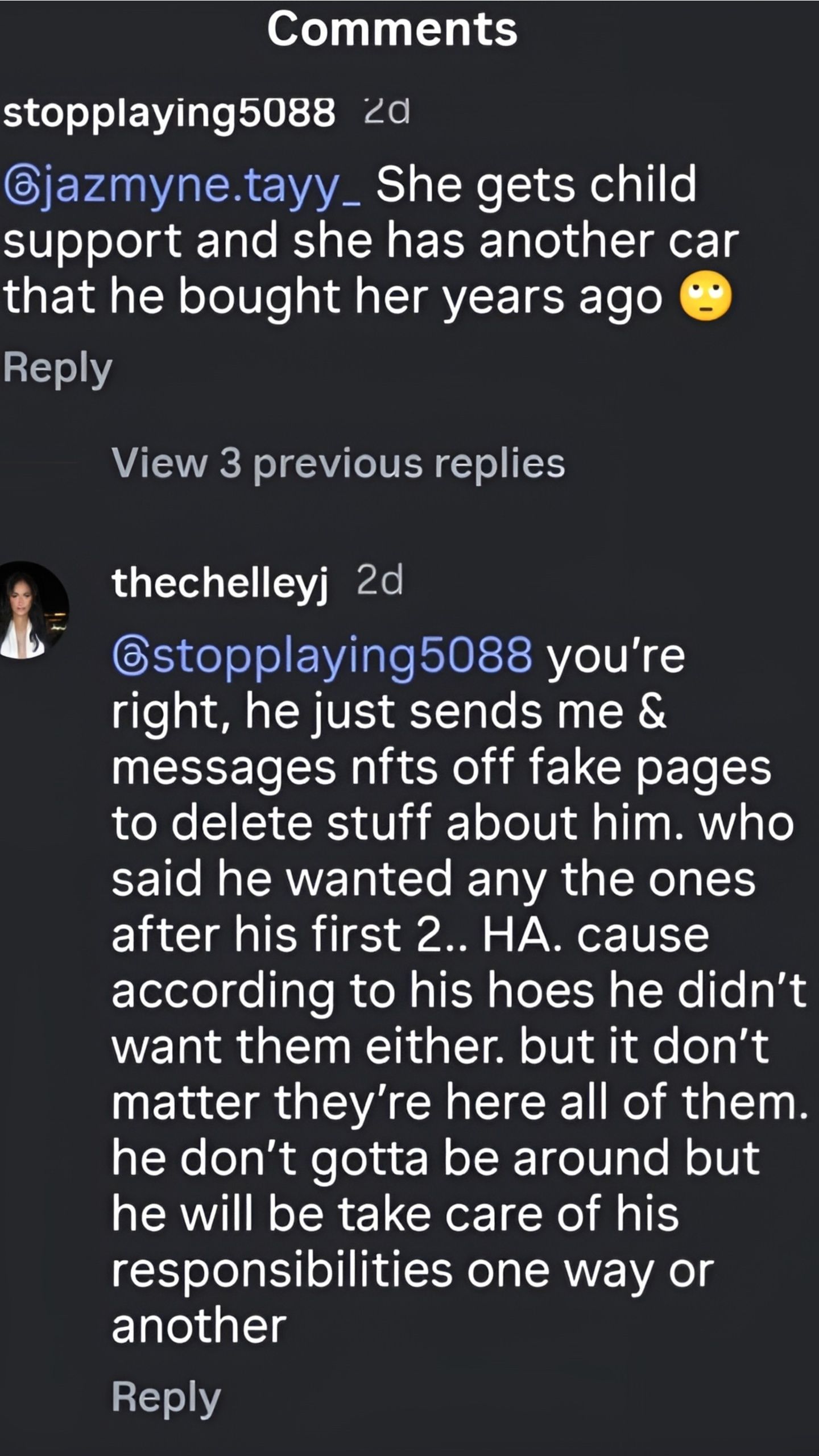 Johnson&#039;s comment on the post