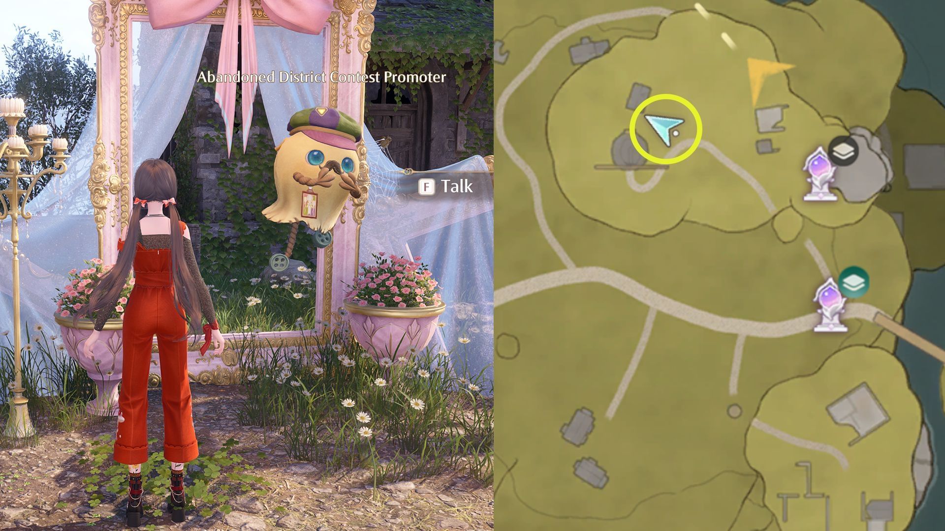 Golden Fields event site location (Image via Sportskeeda Gaming/Infold Games)