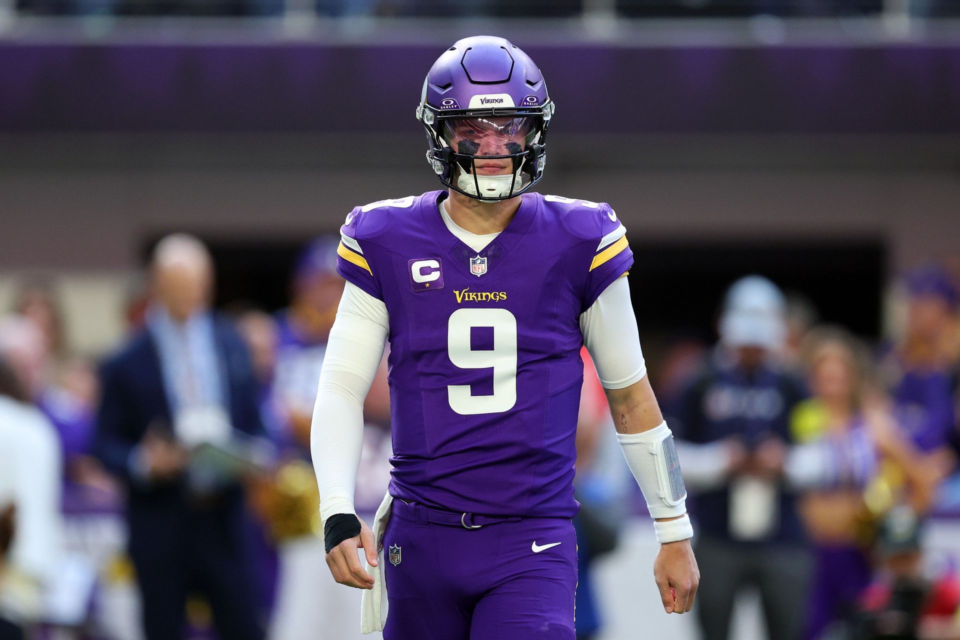 Minnesota Vikings QB J.J. McCarthy - NFL 2025 - Source: Getty