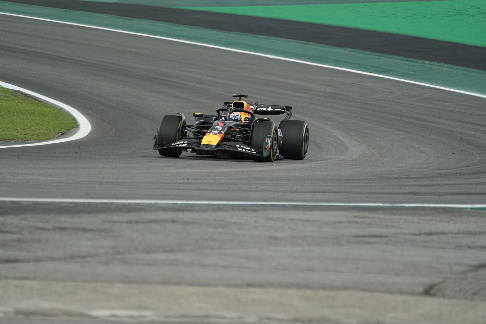 Max Verstappen of Red Bull Racing competes during the F1 Grand Prix of Sao Paulo 2025 - Source: Getty