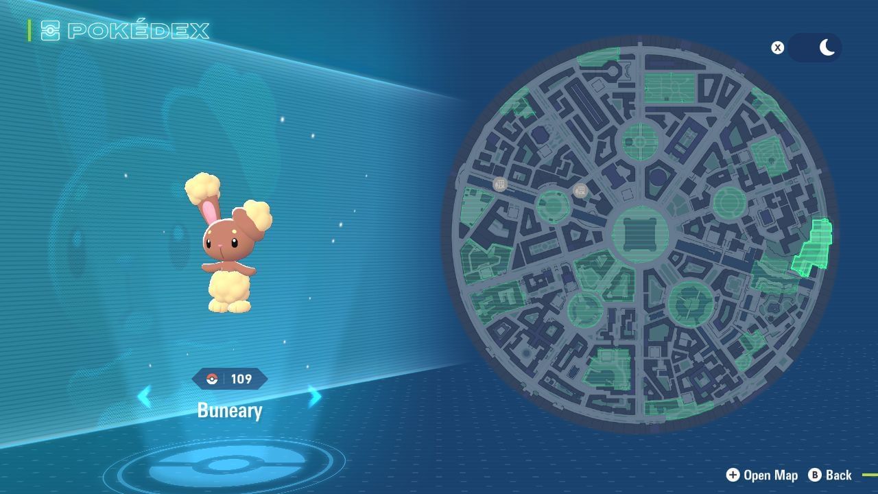Location to find Buneary (Image via The Pokemon Company)