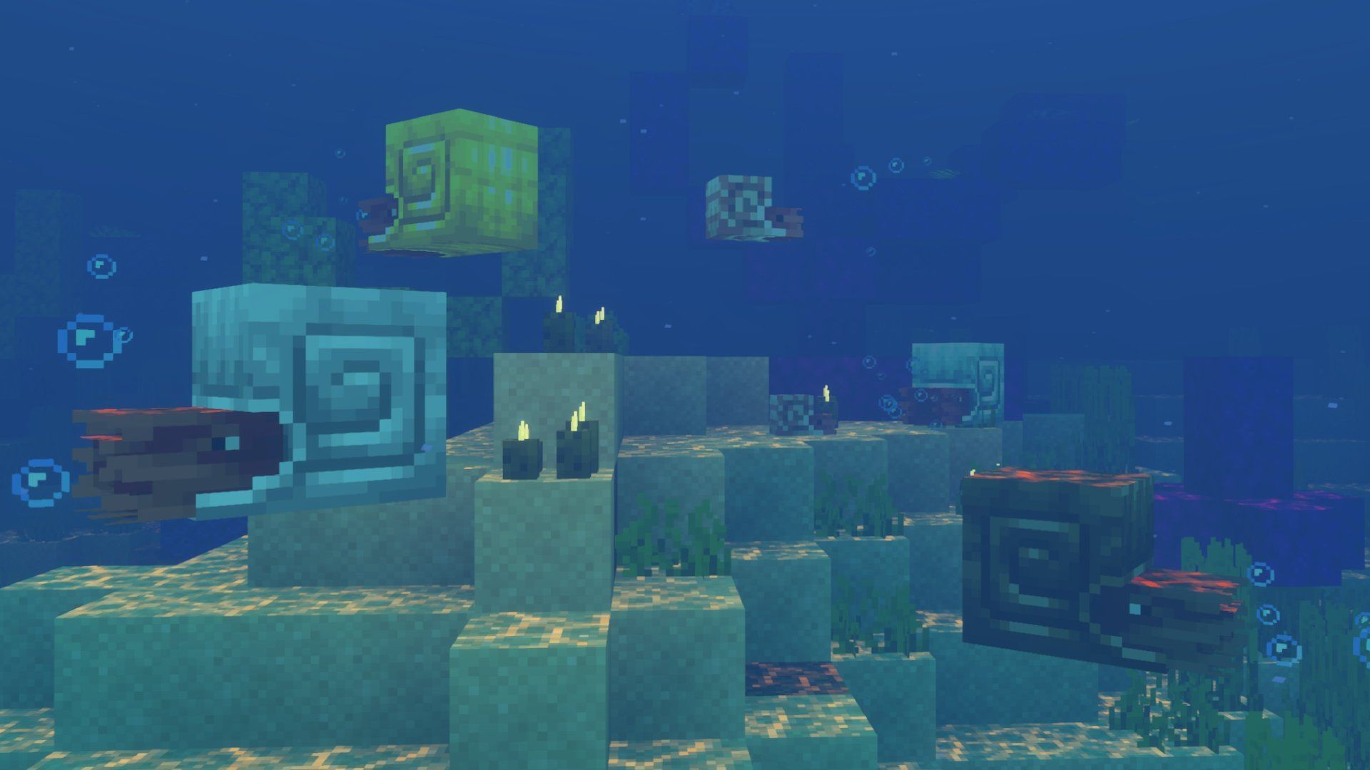 Nautilus mob in Minecraft can be tamed and ridden to explore underwater regions (Image via Mojang Studios)