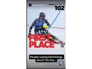 Shiffrin's Instagram story