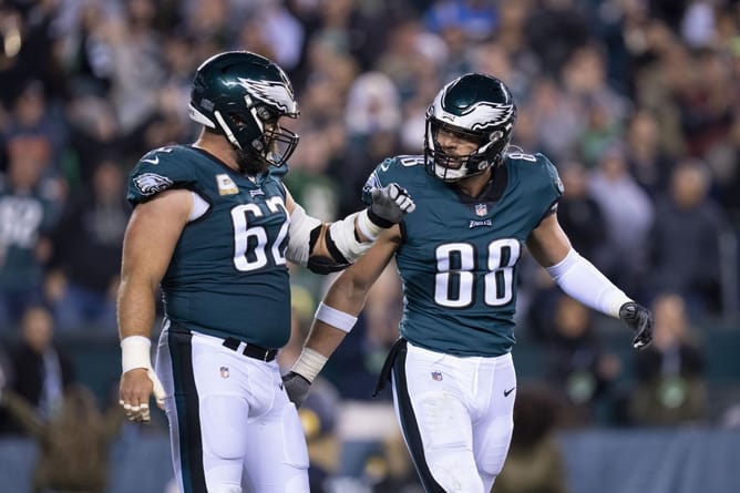 "The penalties were frustrating": Jason Kelce doesn't hold back after referee disallowed Dallas Goedert's catch in Eagles' loss to Cowboys