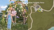Breezy Meadow Activity Area event site location (Image via Sportskeeda Gaming/Infold Games)