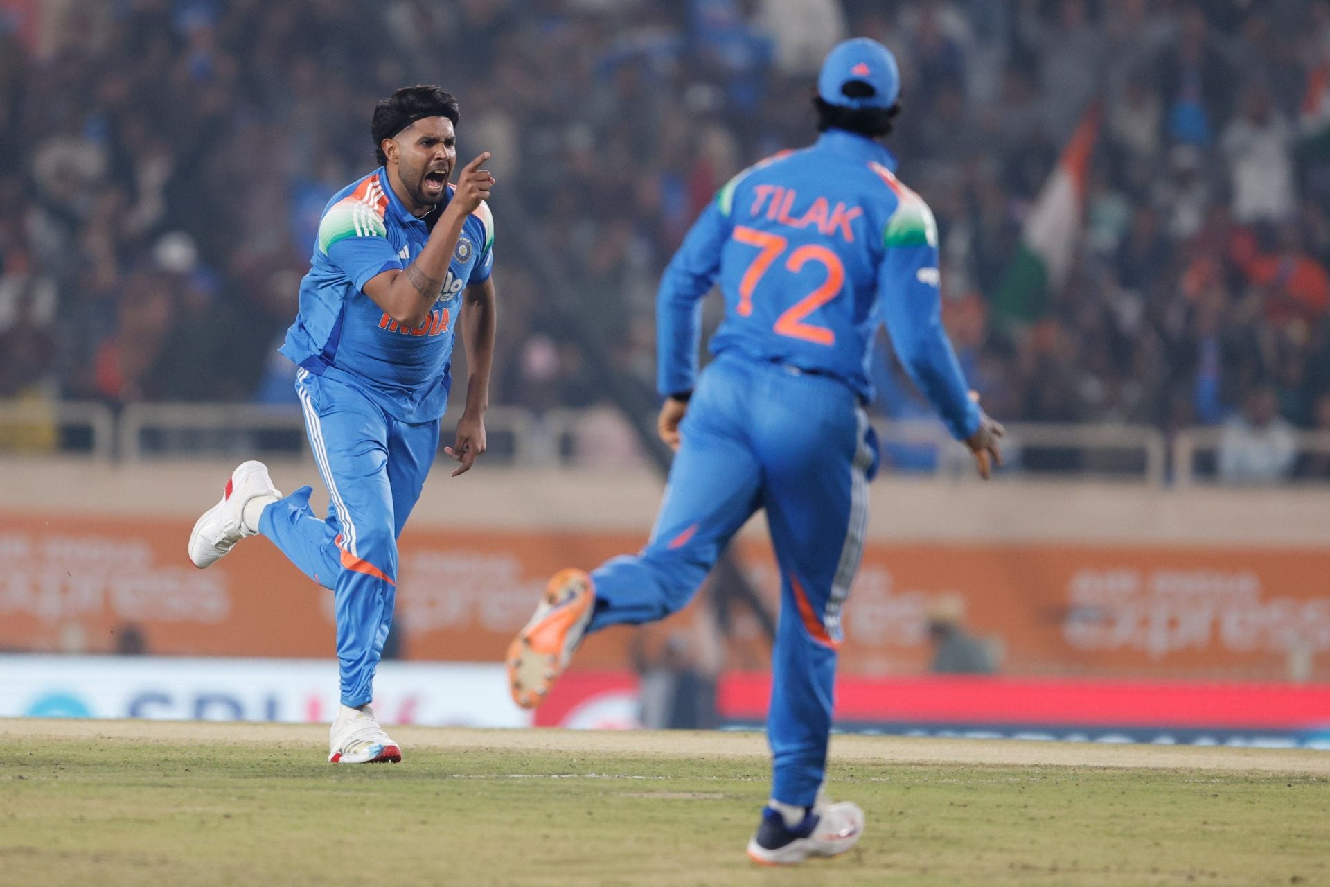 Harshit Rana struck twice in his first over. (Credits: BCCI X)