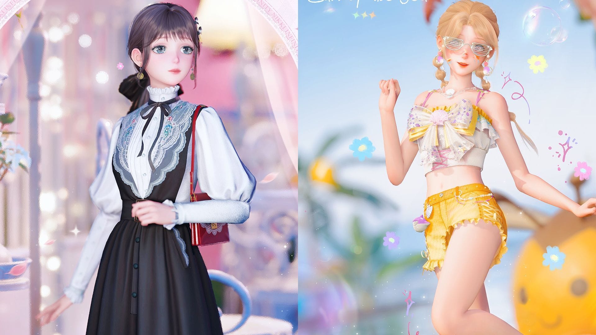 3-star outfits Lush Waltz and Call of the Sea (Image via Infold Games)
