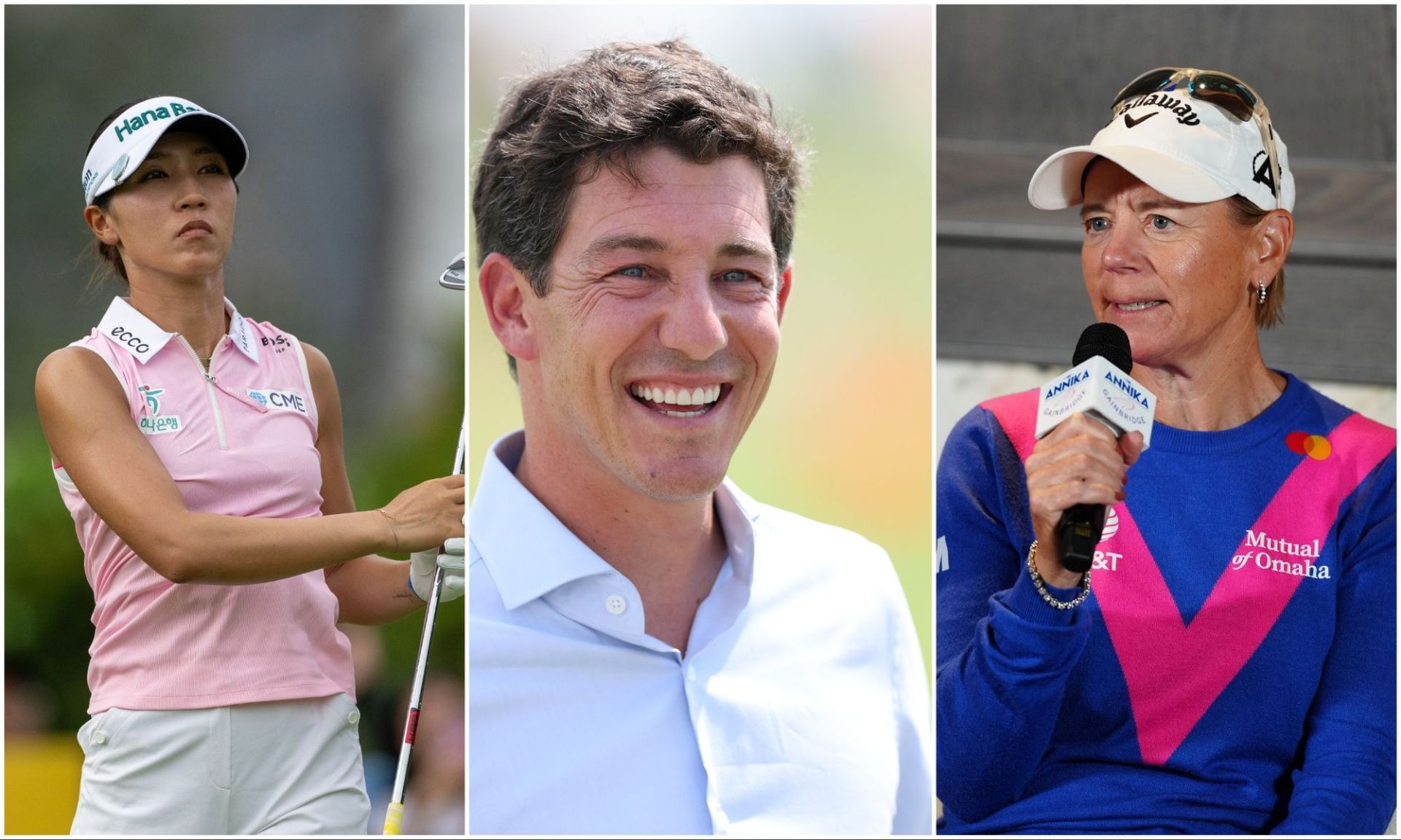 Craig Kessler spotted at the Rolex Awards, seated between Annika Sorenstam and Lydia Ko