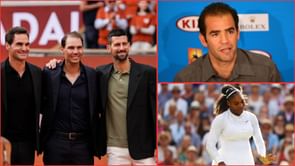 No Serena Williams or Pete Sampras on Rafael Nadal's tennis 'Mt. Rushmore' list, Novak Djokovic and Roger Federer get a spot