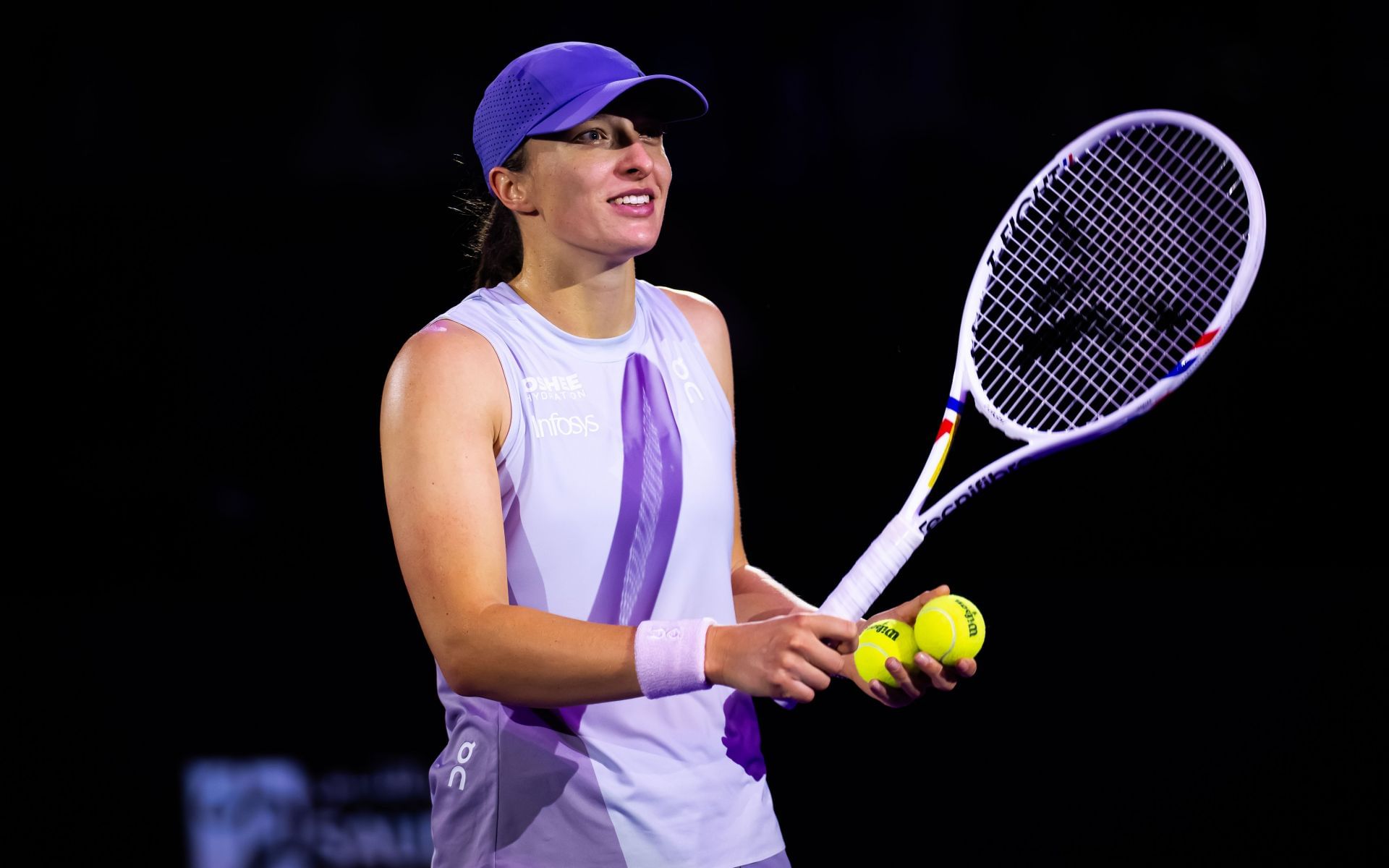 Iga Swiatek tại WTA Finals 2025. (Ảnh: Getty)