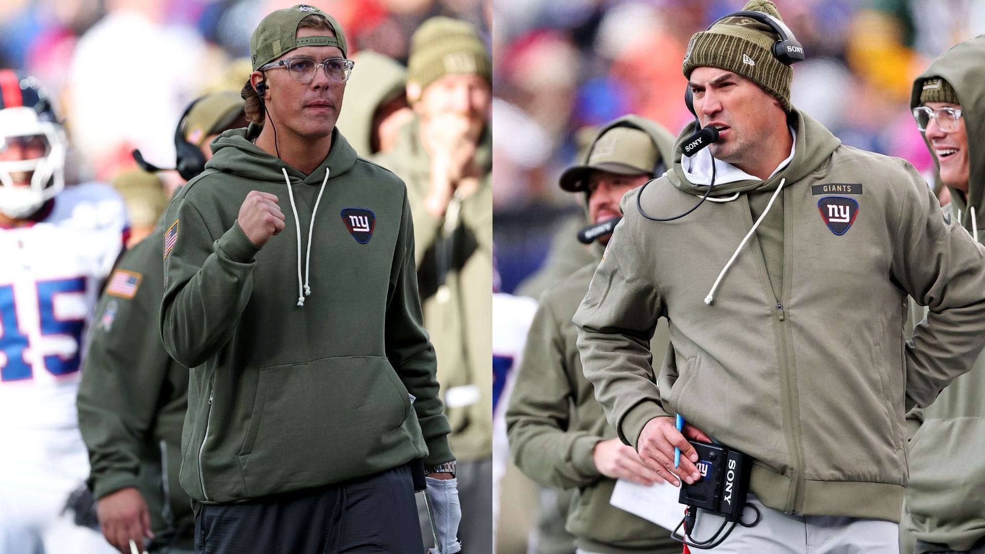 Jaxson Dart, Giants HC Mike Kafka