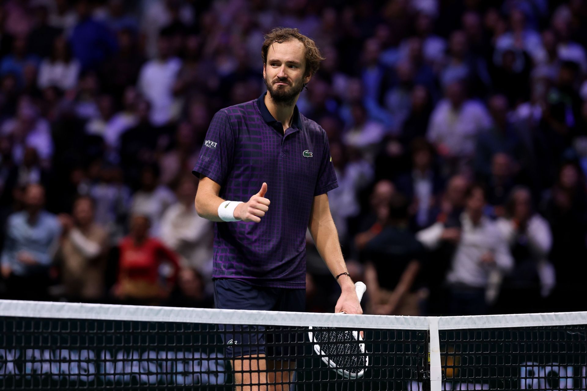 Daniil Medvedev at the Paris Masters 2025. (Photo: Getty)