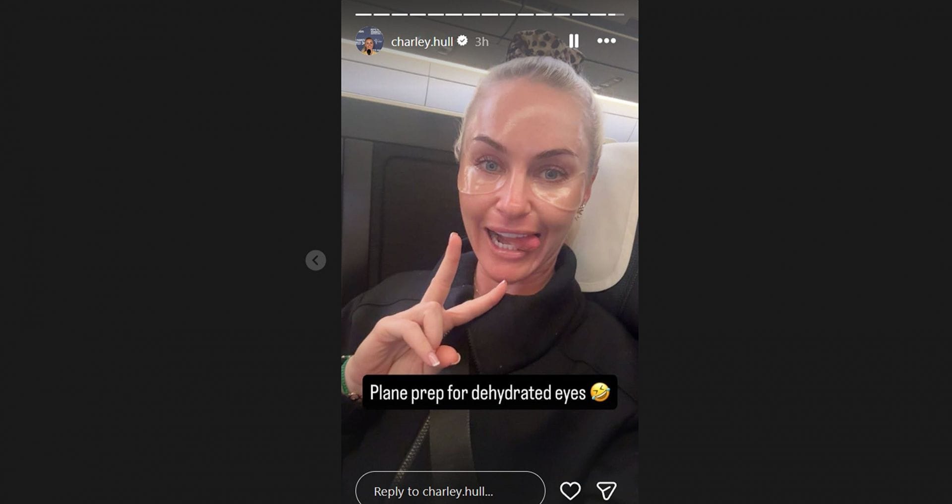 Charley Hull does &lsquo;plane prep&rsquo; after completing game in Austin/@charley.hull