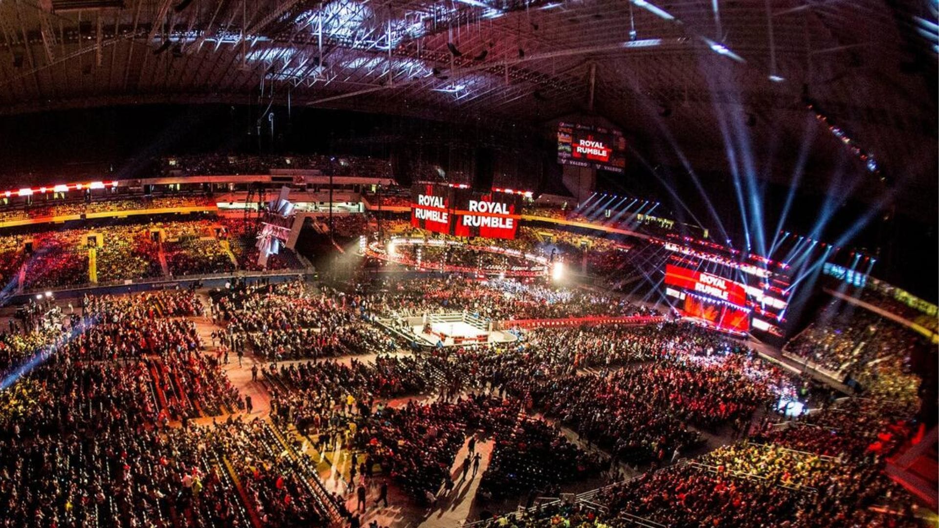 WWE Royal Rumble arena [Image Credits: WWE.com]