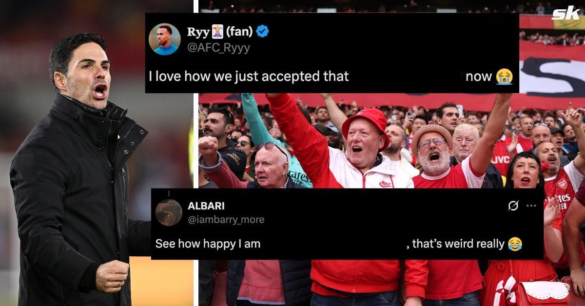 Arsenal fans happy to see star playing as striker