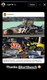 (Source: Shane van Gisbergen/Instagram)