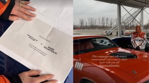 Connor McDavid's wife Lauren teases new Oilers racing-themed jacket from her fashion apparel brand