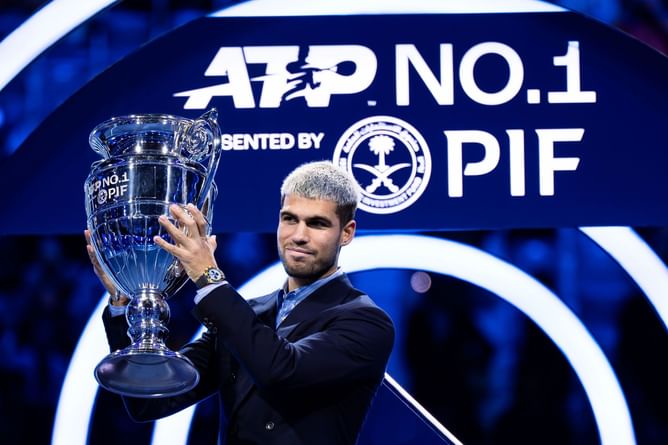 Carlos Alcaraz not content with 2 Slams and year-end No. 1 as he reveals two major goals for 2025 season amid ATP Finals campaign