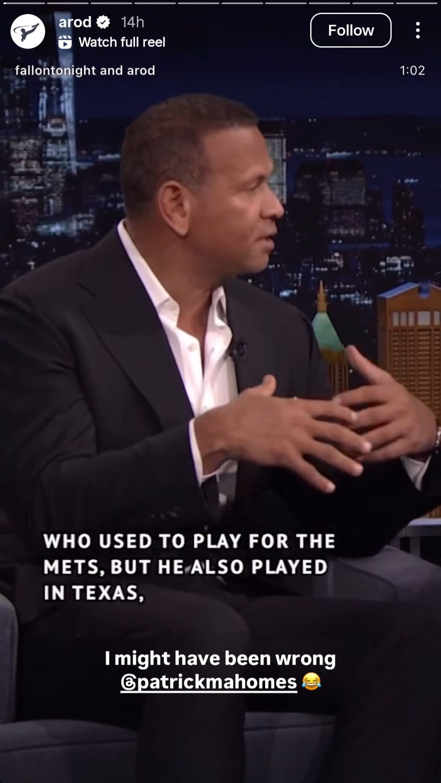 Image source - Alex Rodriguez&#039;s Instagram/The Tonight Show Starring Jimmy Fallon 