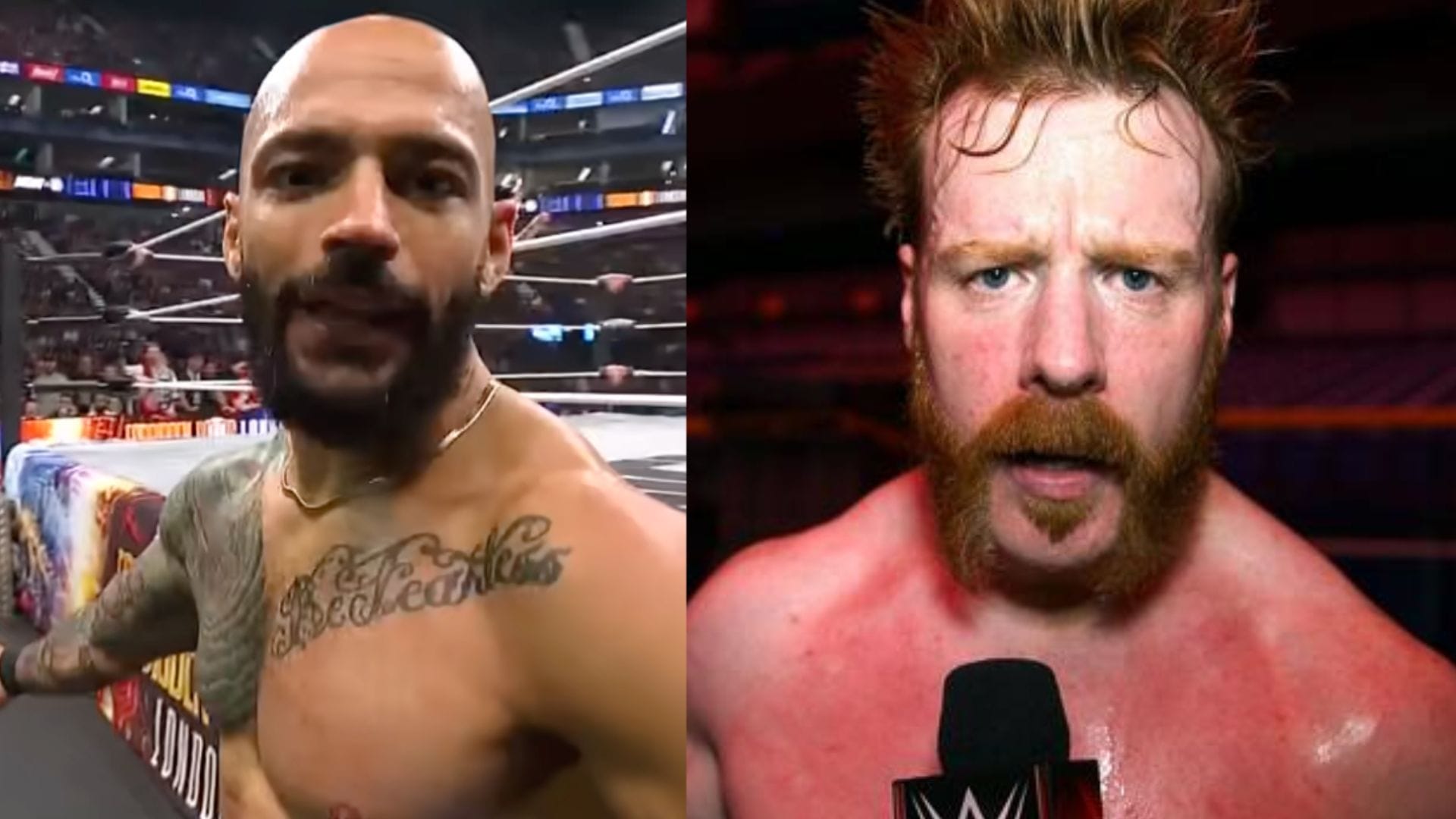 Ricochet and Sheamus