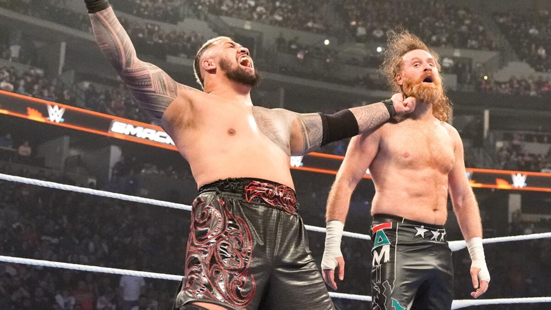 Solo Sikoa in action on SmackDown this week [Image: WWE.com]