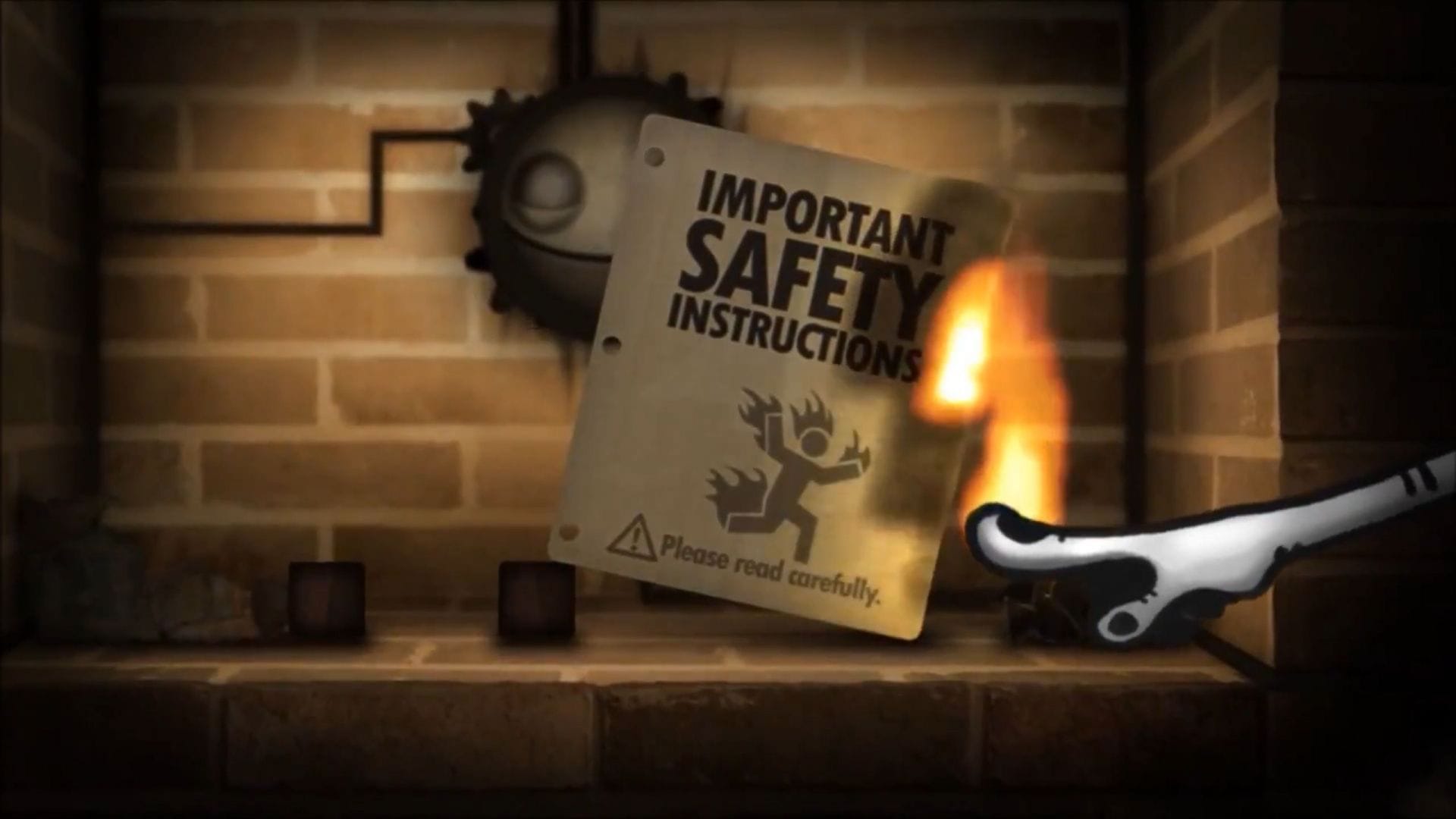 It doesn&#039;t get any cozier than watching things burn in a fireplace (Image via Tomorrow Corporation)