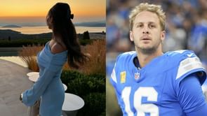 Jared Goff's wife Christen Harper flaunts classic ’90s blowout hairstyle she picked to cheer Lions QB at Week 10 game vs. Commanders