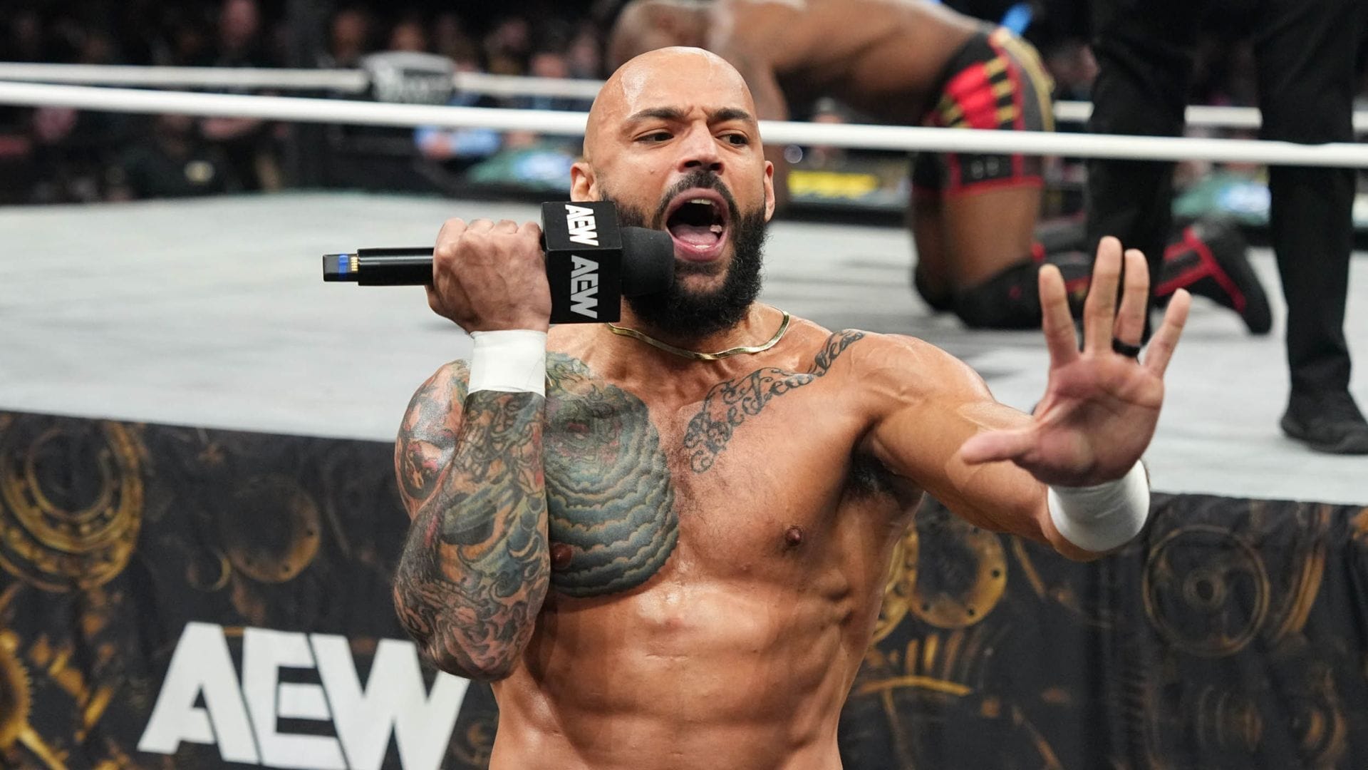 Ricochet is the AEW National Champion [Photo: allelitewrestling.com]