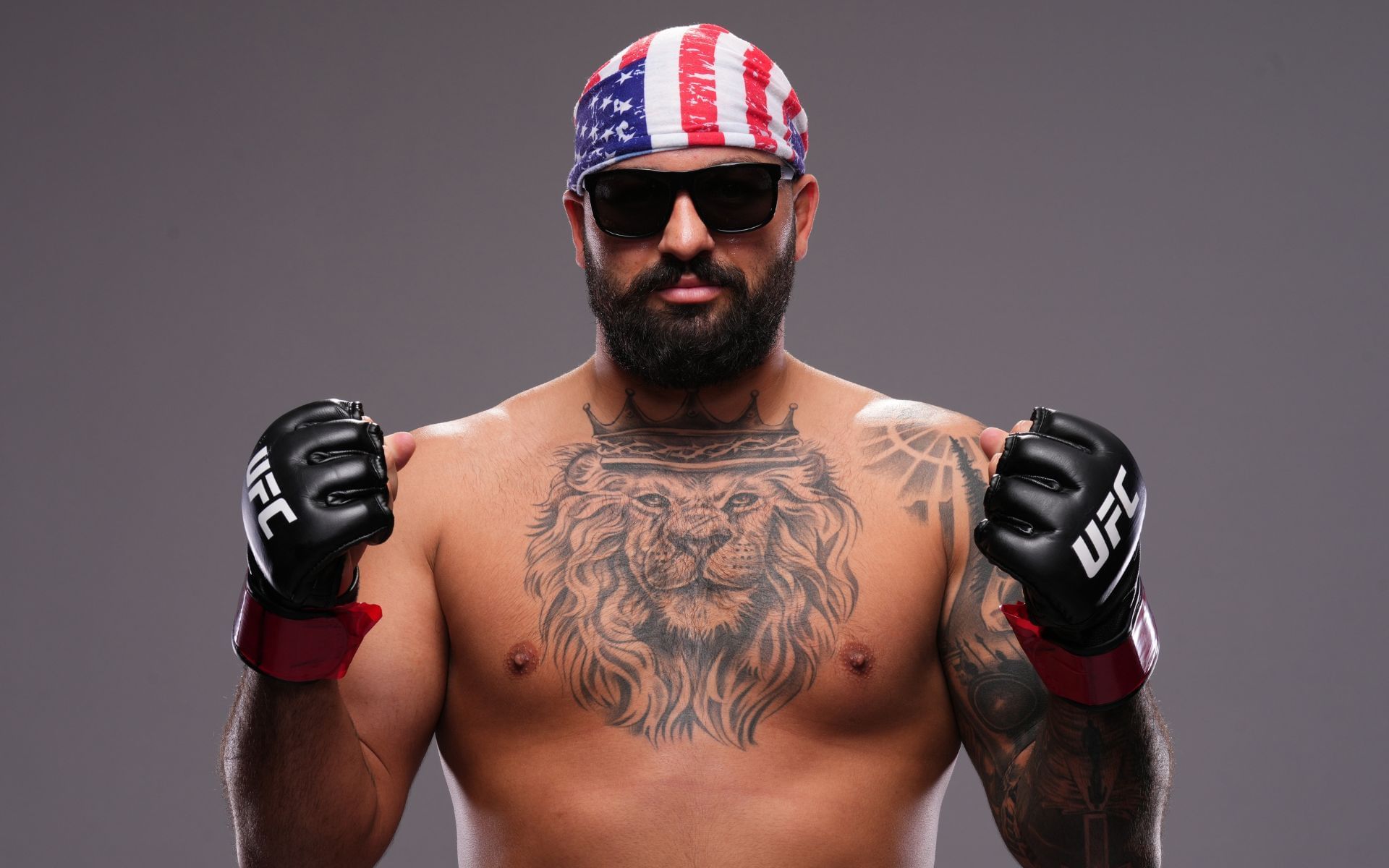 Josh Hokit (pictured) after his UFC Vegas 111 win. [Image courtesy: Getty Images]