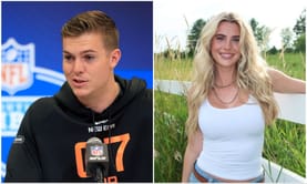 Will Howard's GF Skyler Skoglund glows under Chicago sky in varsity jacket while cheering for Steelers QB in Week 12 game vs. Bears