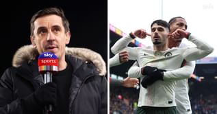 “They’ll tease us” - Gary Neville makes confident Chelsea title claim ahead of Arsenal clash next weekend