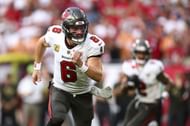 Mayfield at New England Patriots v Tampa Bay Buccaneers - NFL 2025 - Source: Getty