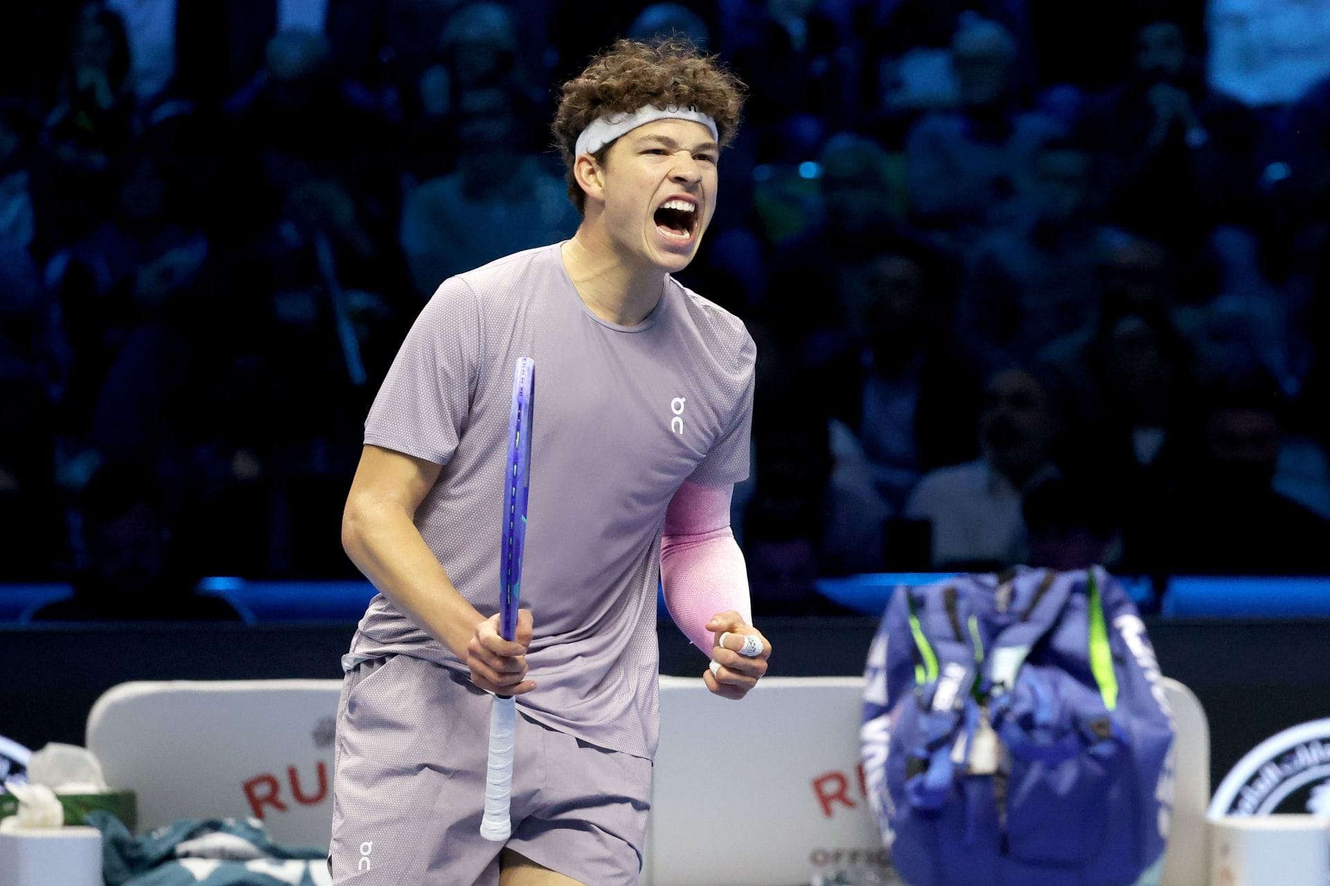 Ben Shelton at the ATP Finals 2025. (Photo: Getty)
