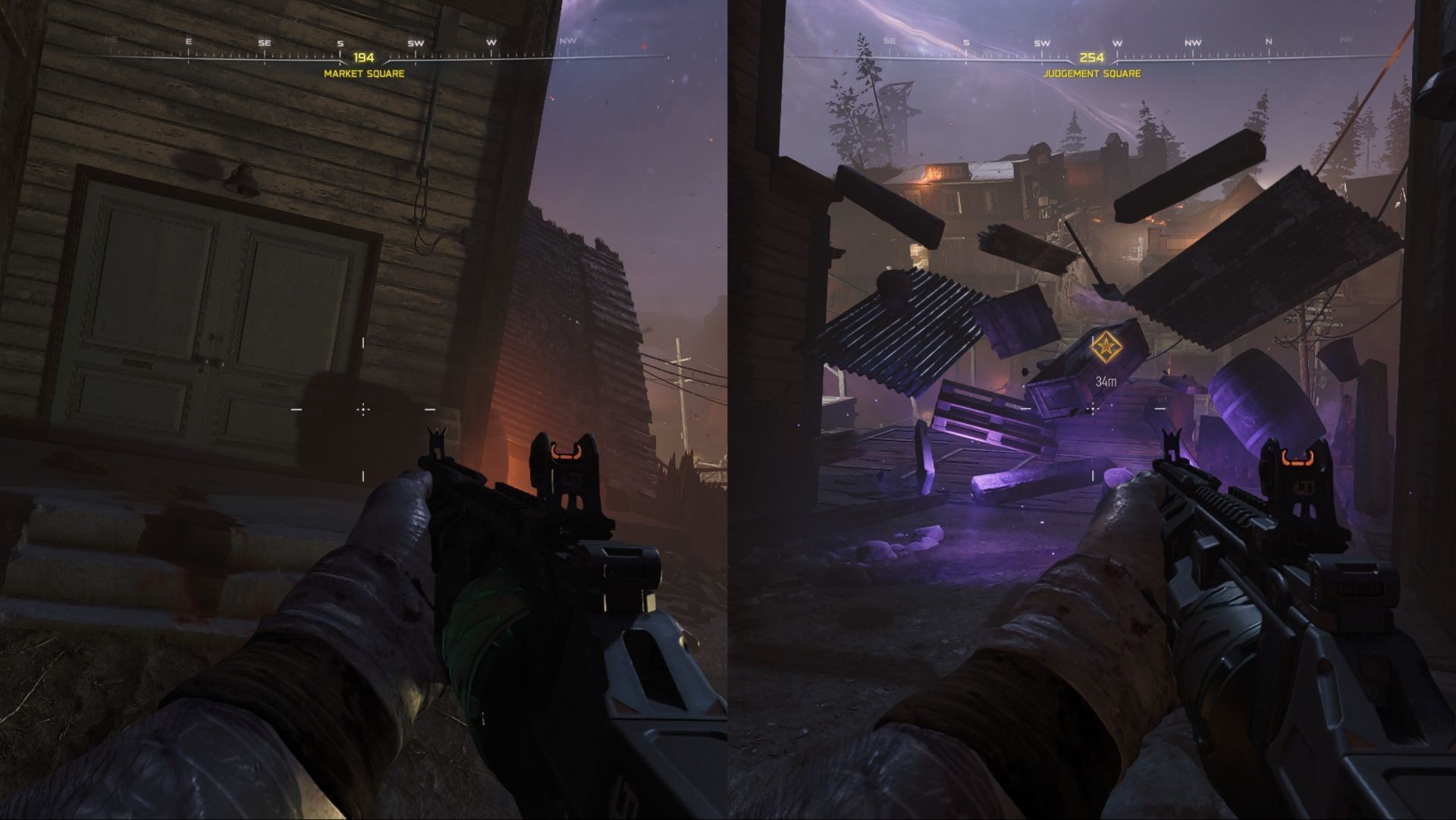 Unlock these blocked paths to reach the power pump (Image via Activision)