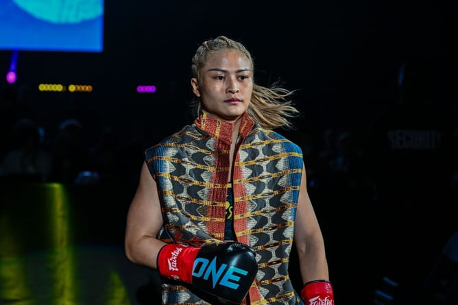 "I think I did good" - Stamp Fairtex is relieved she finally made her grand return to the Circle at ONE 173