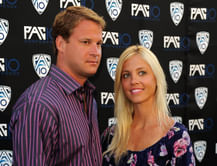 "All blondes look alike": Lane Kiffin ribs reporter who wrongly ID'd woman as Ole Miss HC's reconciled wife Layla, explains moment after Florida win