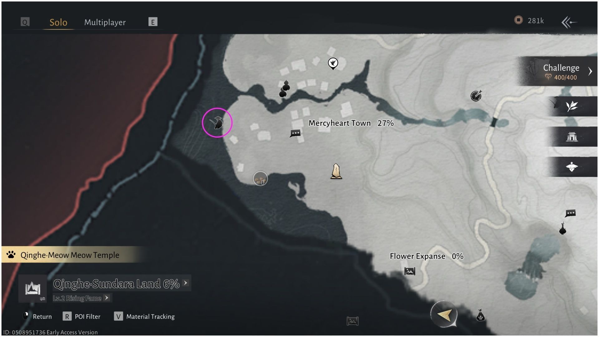 Those fishermen icons are where you can challenge other NPCs to a battle of the fish (Image via NetEase)